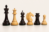 Bellagio Luxury 4.5" Ebony & Boxwood Chess Pieces