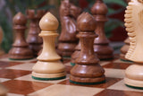 3.75" Taj Series Schachfiguren aus Palisander & Buchsbaum