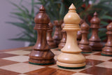 3.75" Taj Series Schachfiguren aus Palisander & Buchsbaum