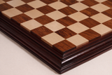 Luxury 21” Chess Board – Golden Rosewood & Maple