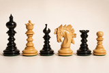Savano Luxury 4.25” Ebony & Boxwood Chess Pieces