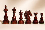 Wild Stallion Luxury Chess Pieces in Boxwood & Padauk – 4.5” King