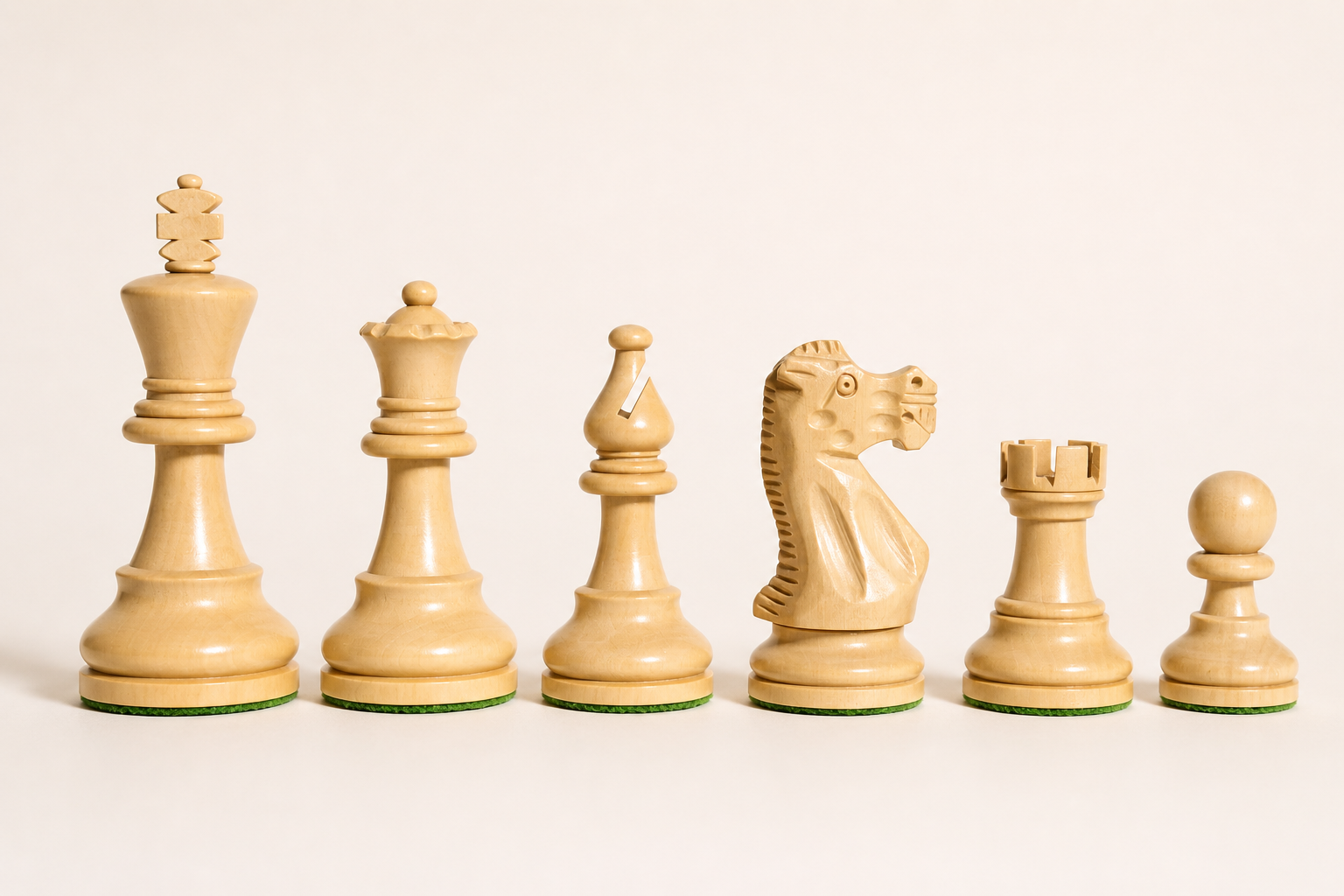 Chidar Staunton 3.75" Acacia & Boxwood Chess Pieces