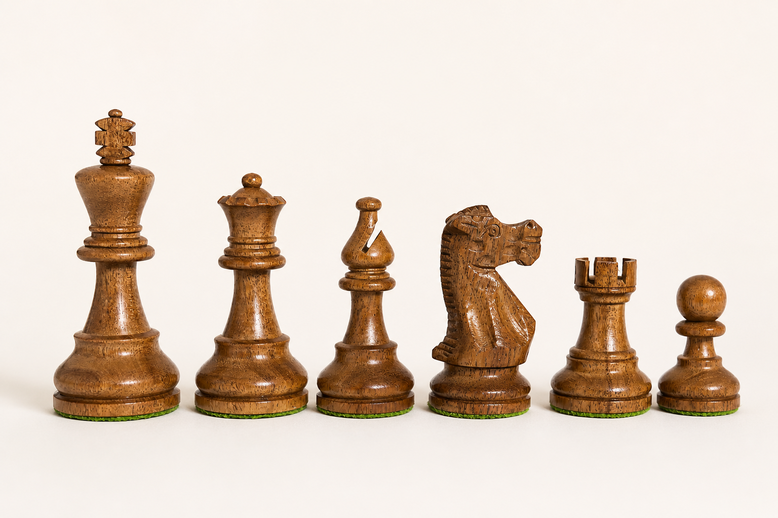 Chidar Staunton 3.75" Acacia & Boxwood Chess Pieces
